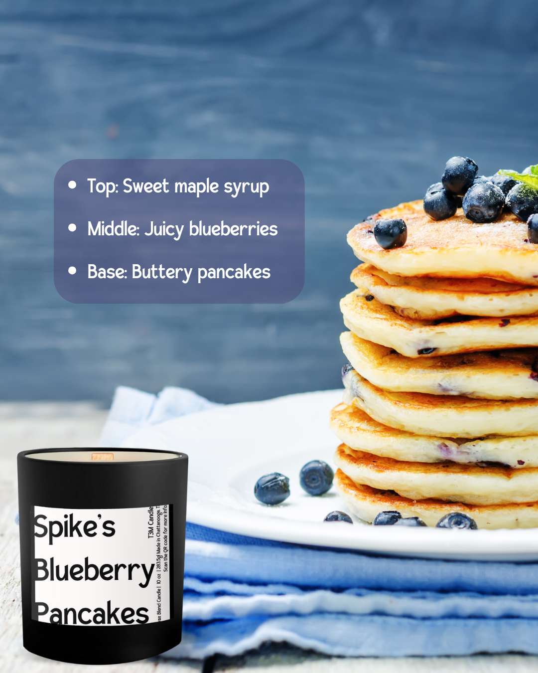 Spike's Award-Winning Blueberry Pancakes
